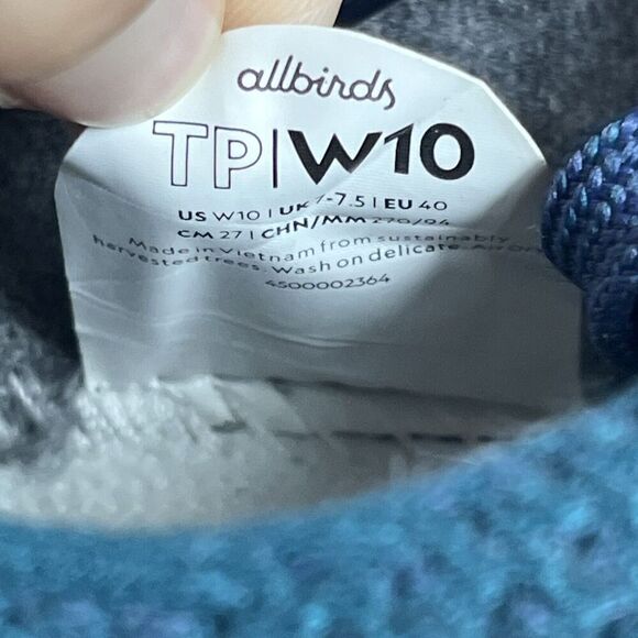 Allbirds Women's Size 10 Tree Pipers Deep Emerald Green Casual Shoes *NO INSOLES - Picture 10 of 10